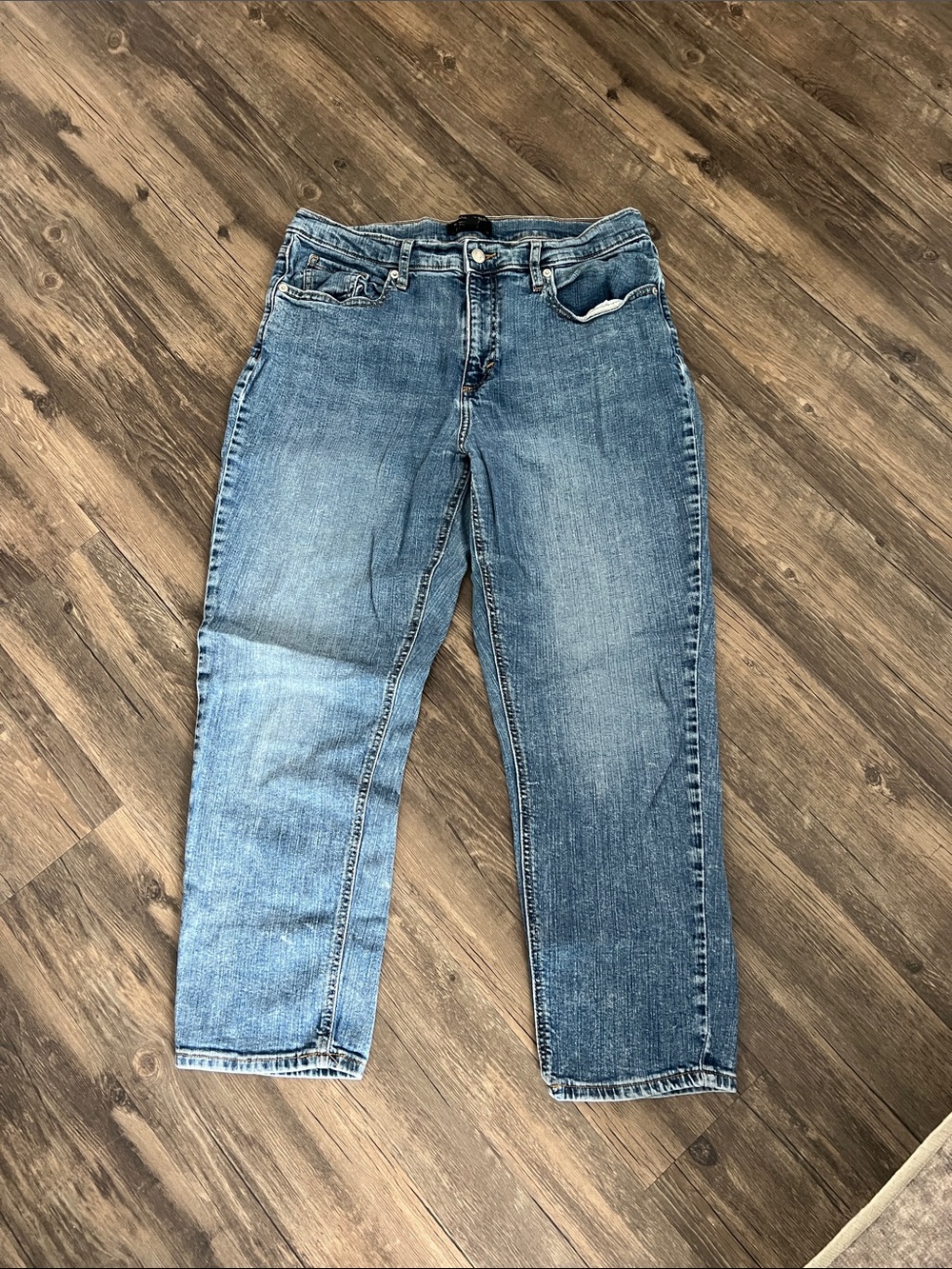 Banana Republic Women's Cropped Blue Denim Jeans